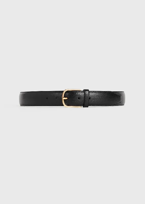 Wide trouser belt black