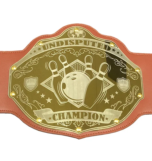 Bowling Championship Belt - Custom Text