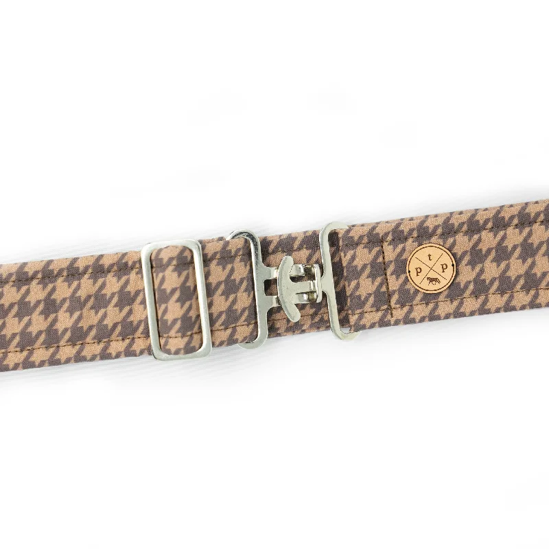 Brown Houndstooth Belt