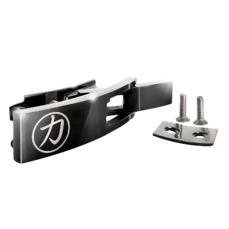 Obsidian Black Steel Lever Buckle - Lifetime Warranty