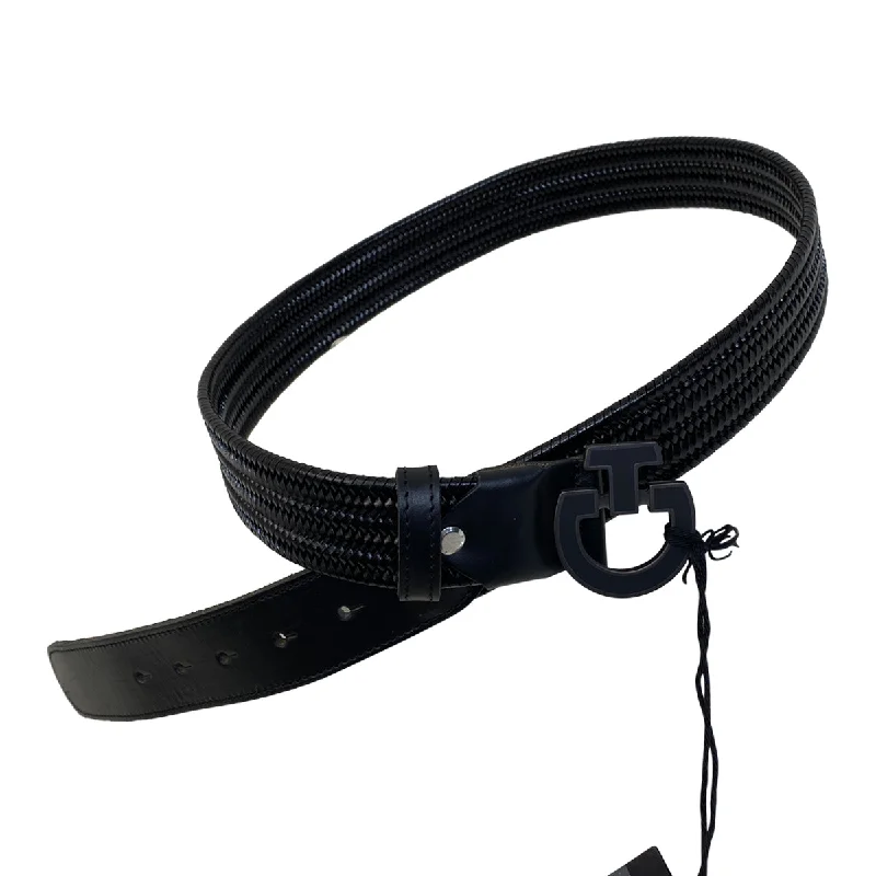 Cavalleria Toscana CT Buckle Belt in Black - Women's Large