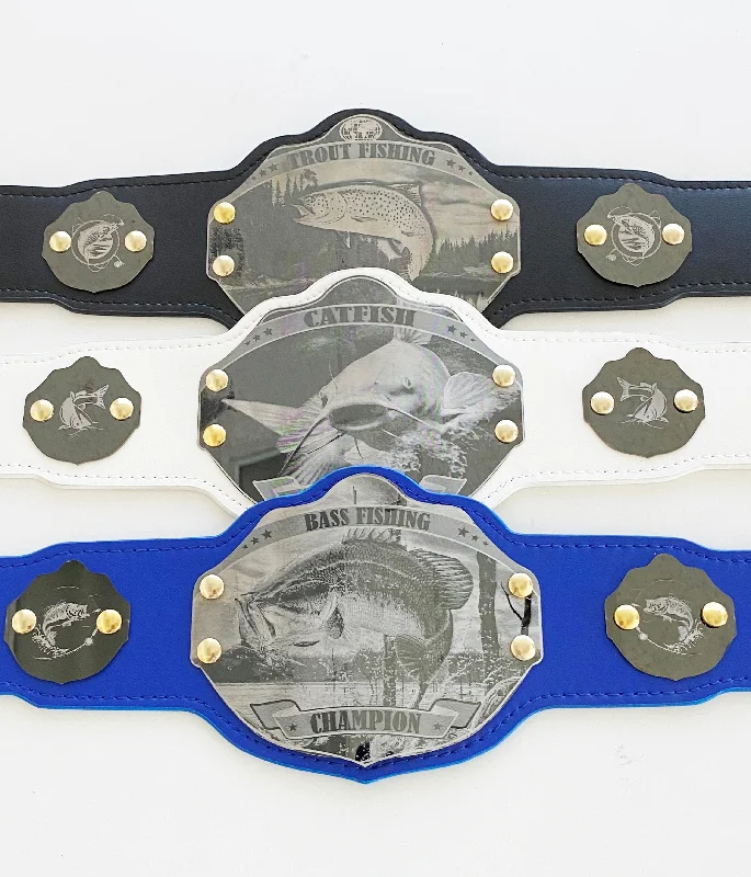 Mini Fishing Championship Belt - Custom Text