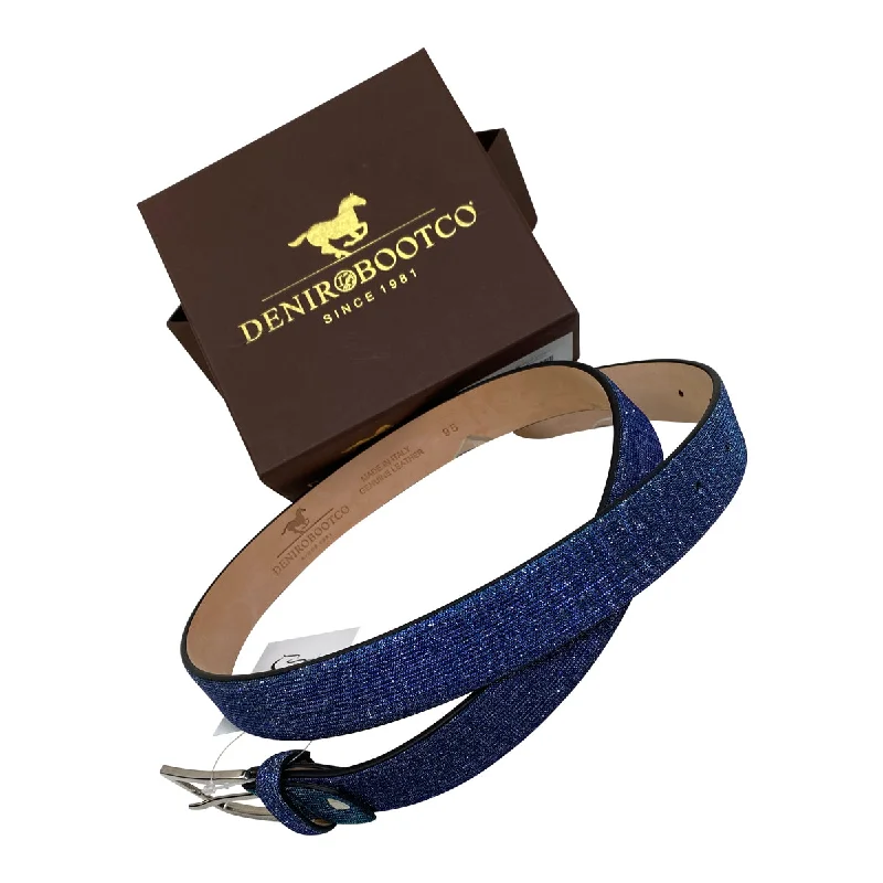 DeNiro 'Iride' Belt in Blue - Women's Large