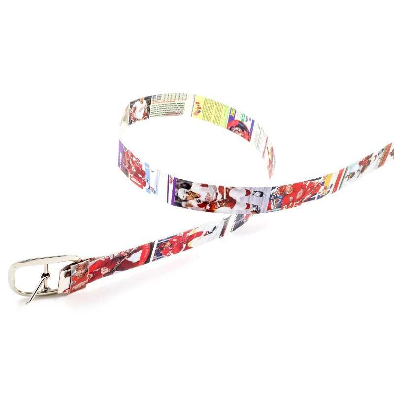 Detroit Red Wings Hockey Card Belt