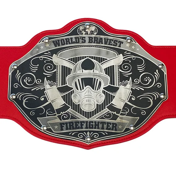 Firefighter Championship Belt - Custom Text