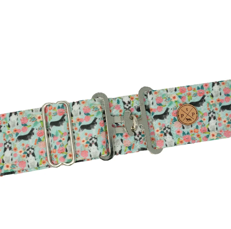 Floral Husky (Blue) Belt