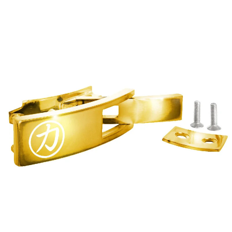 Golden Steel Lever Buckle - Lifetime Warranty