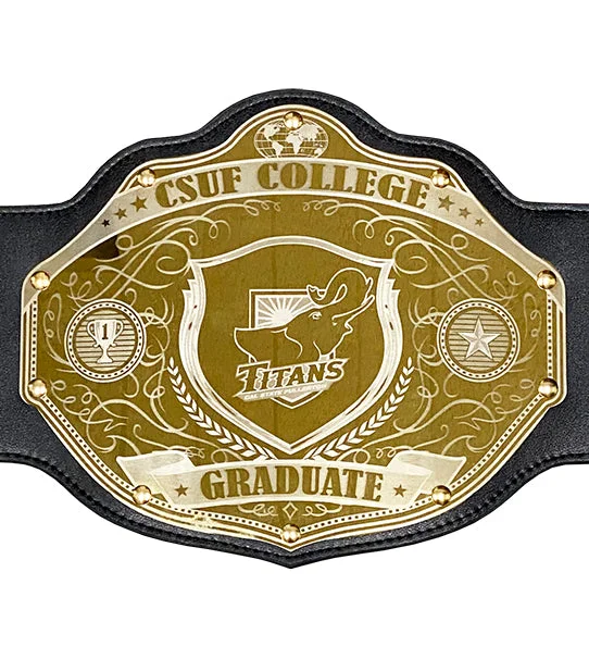 Graduation Championship Belt - Custom Text