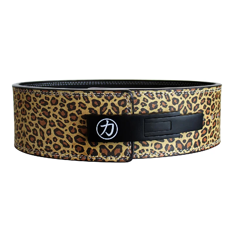 Leopard Print Lever Belt, 10mm - IPF Approved