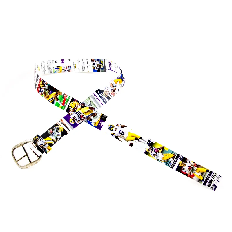 Louisiana State University Football Card Belt