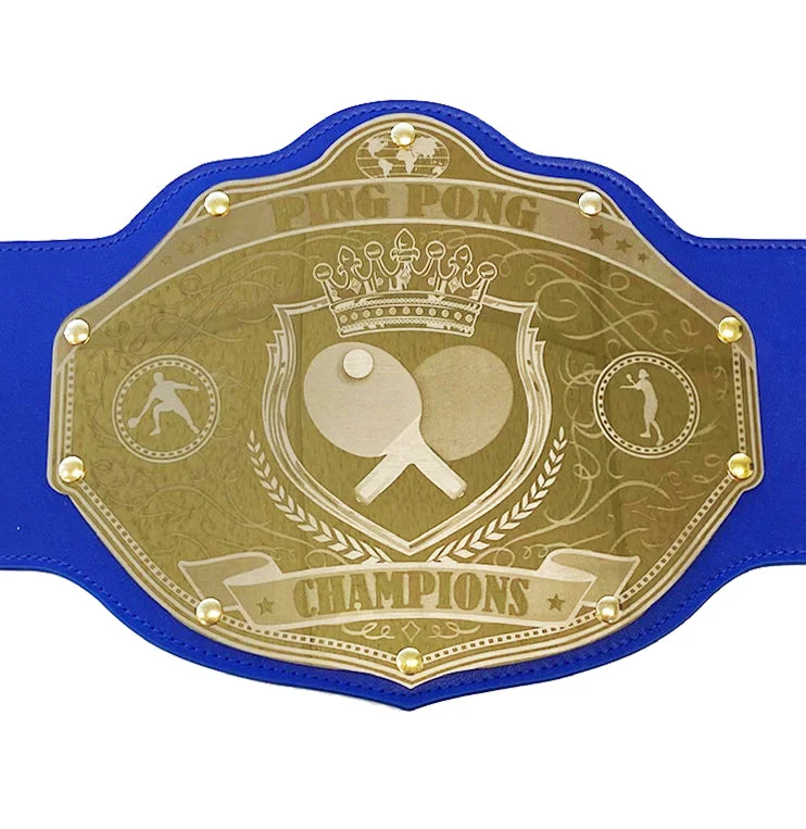 Mini Ping Pong Championship Belt - Custom Text