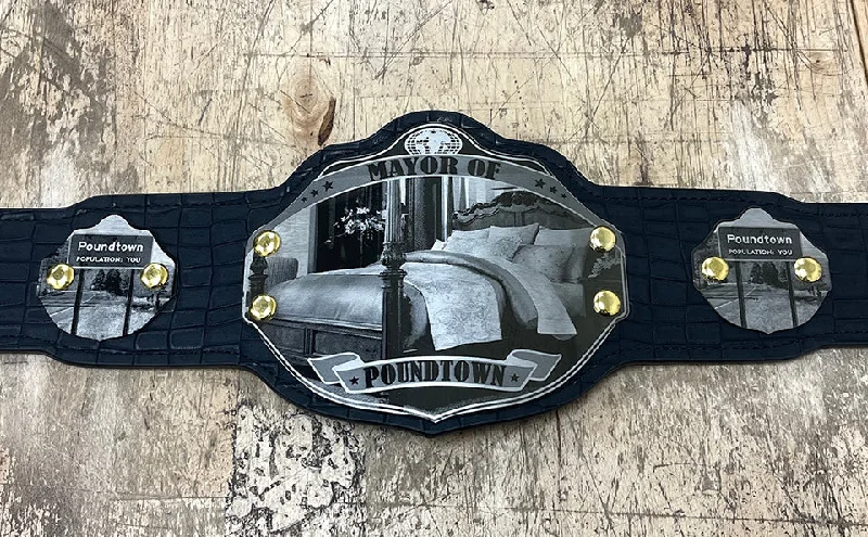 Mini Poundtown Championship Belt - Custom Text