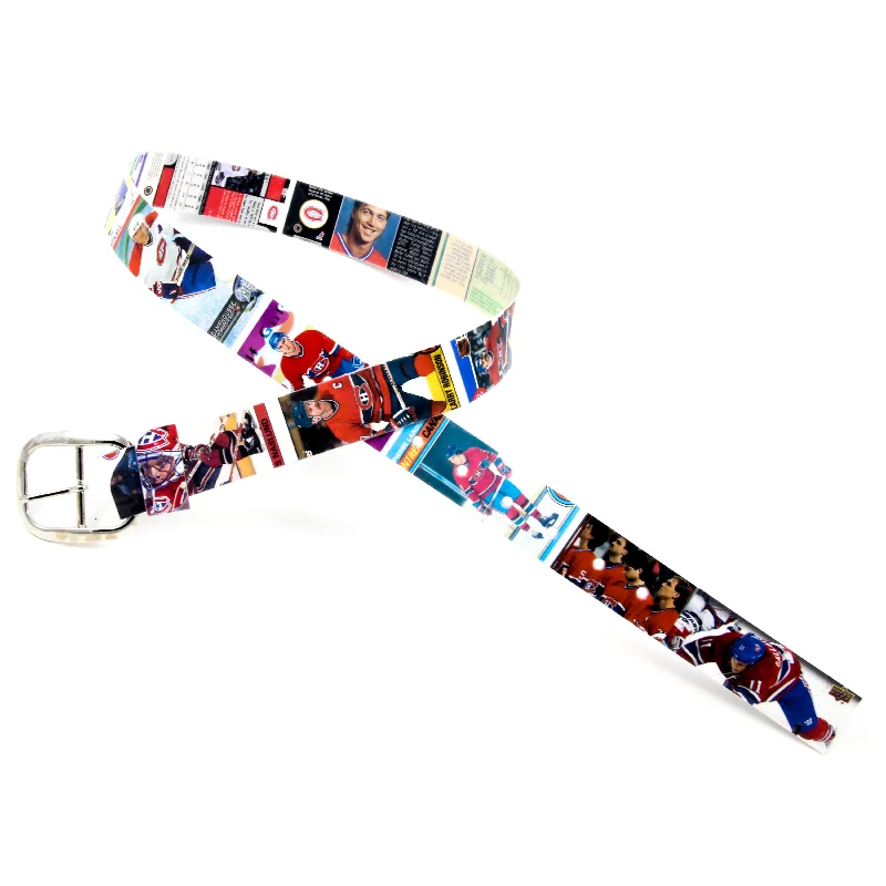 Montreal Canadiens Hockey Card Belt