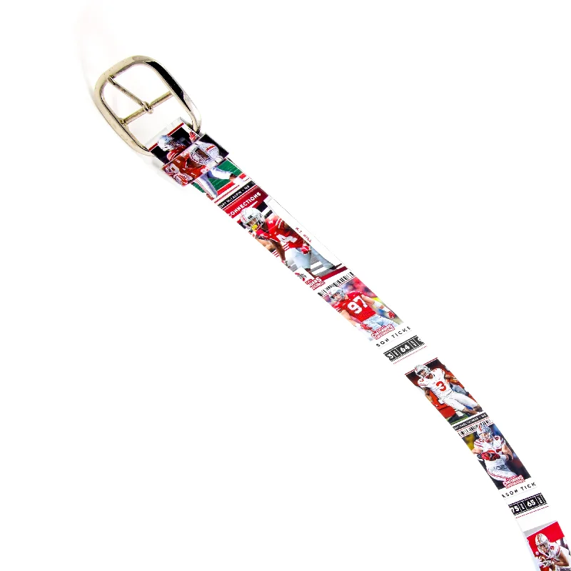 Ohio State University Football Card Belt