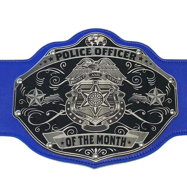 Police Championship Belt - Custom Text