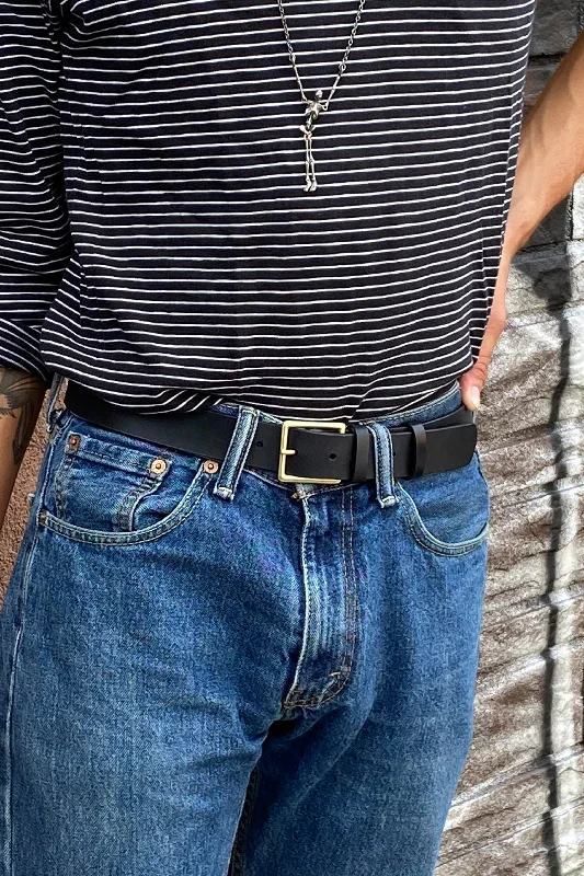 Slim Classic Square Buckle Belt