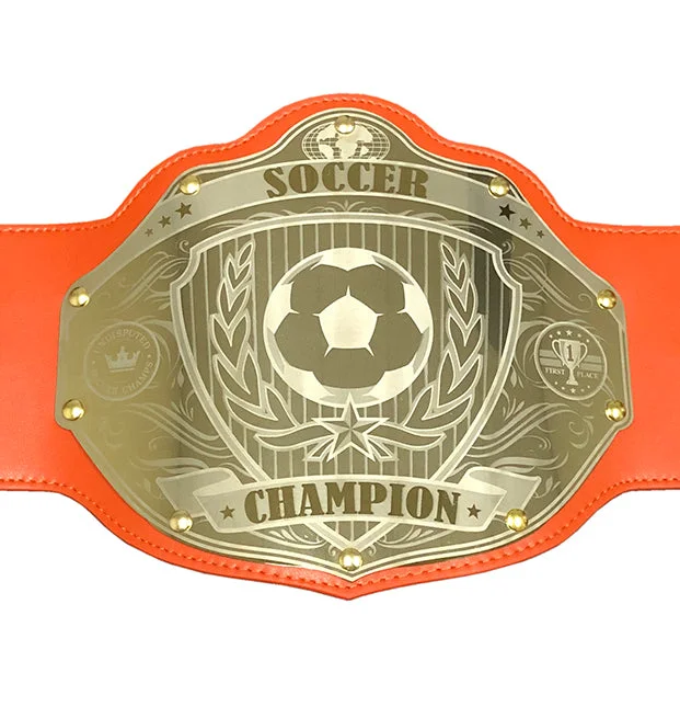 Soccer Championship Belt - Custom Text