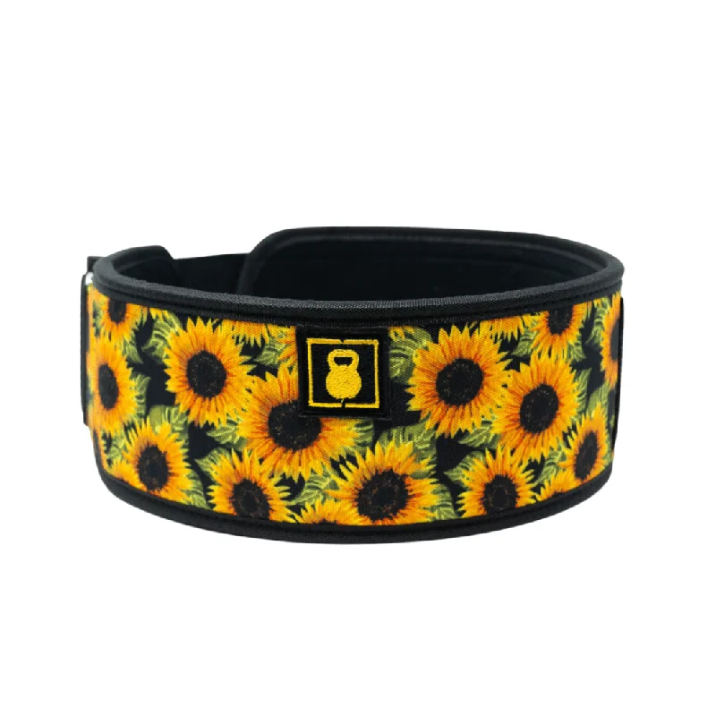 Sunflowers 4" Weightlifting Belt