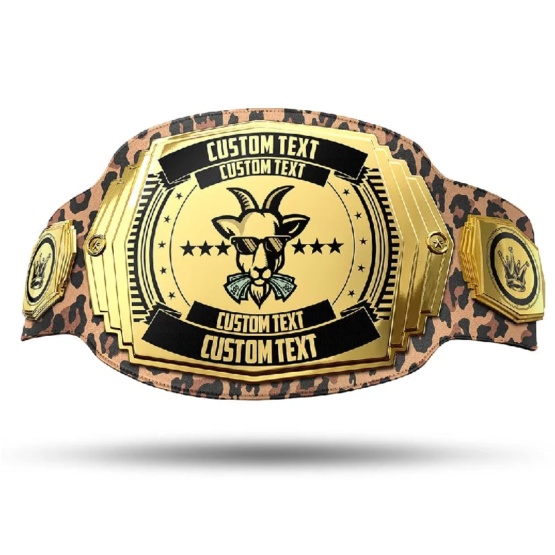 The G.O.A.T. 6lb Customizable Championship Belt